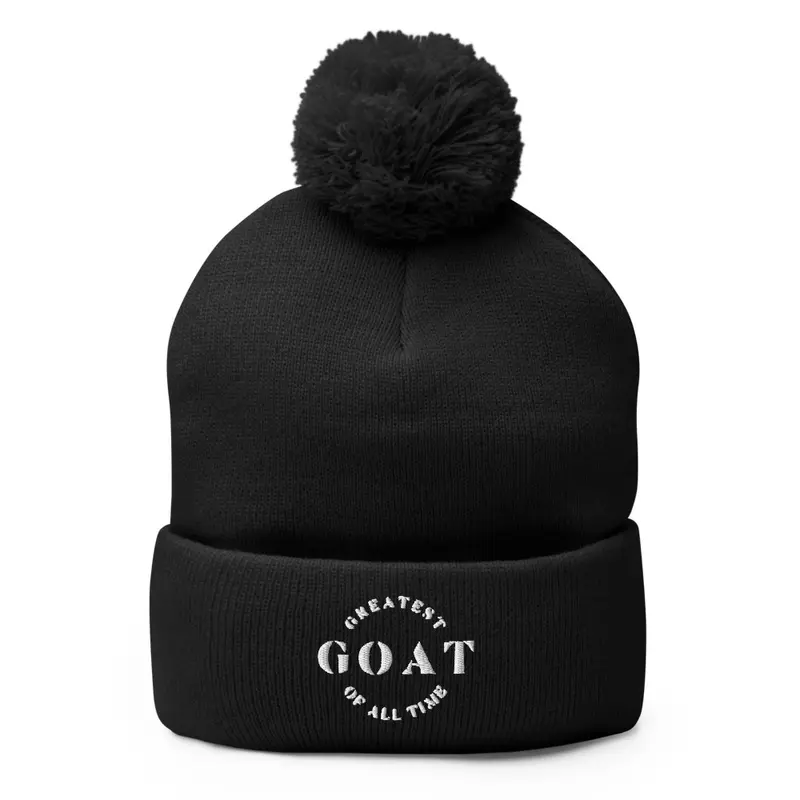 Pom Pom Knit Cap - G.O.A.T.